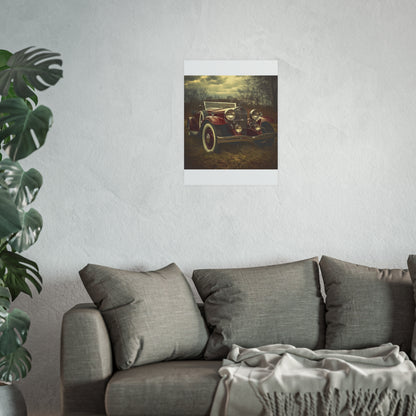 Satin and Archival Matte Posters- Vintage Cars