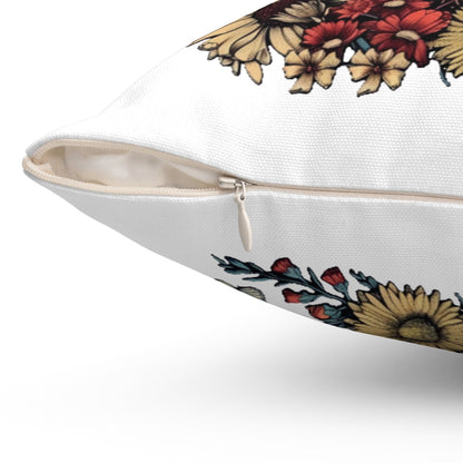 Spun Polyester Square Pillow