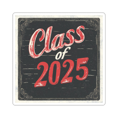Class of 2025 Kiss-Cut Stickers | Graduation Décor & Gifts