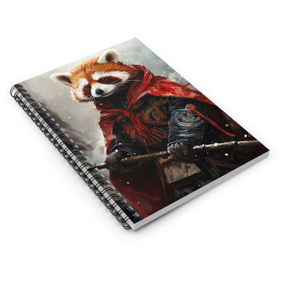 Whimsical Raccoon Spiral Notebook - Ruled Line, Cute Animal Journal, Creative Gift, Writing Diary, Kawaii Stationery