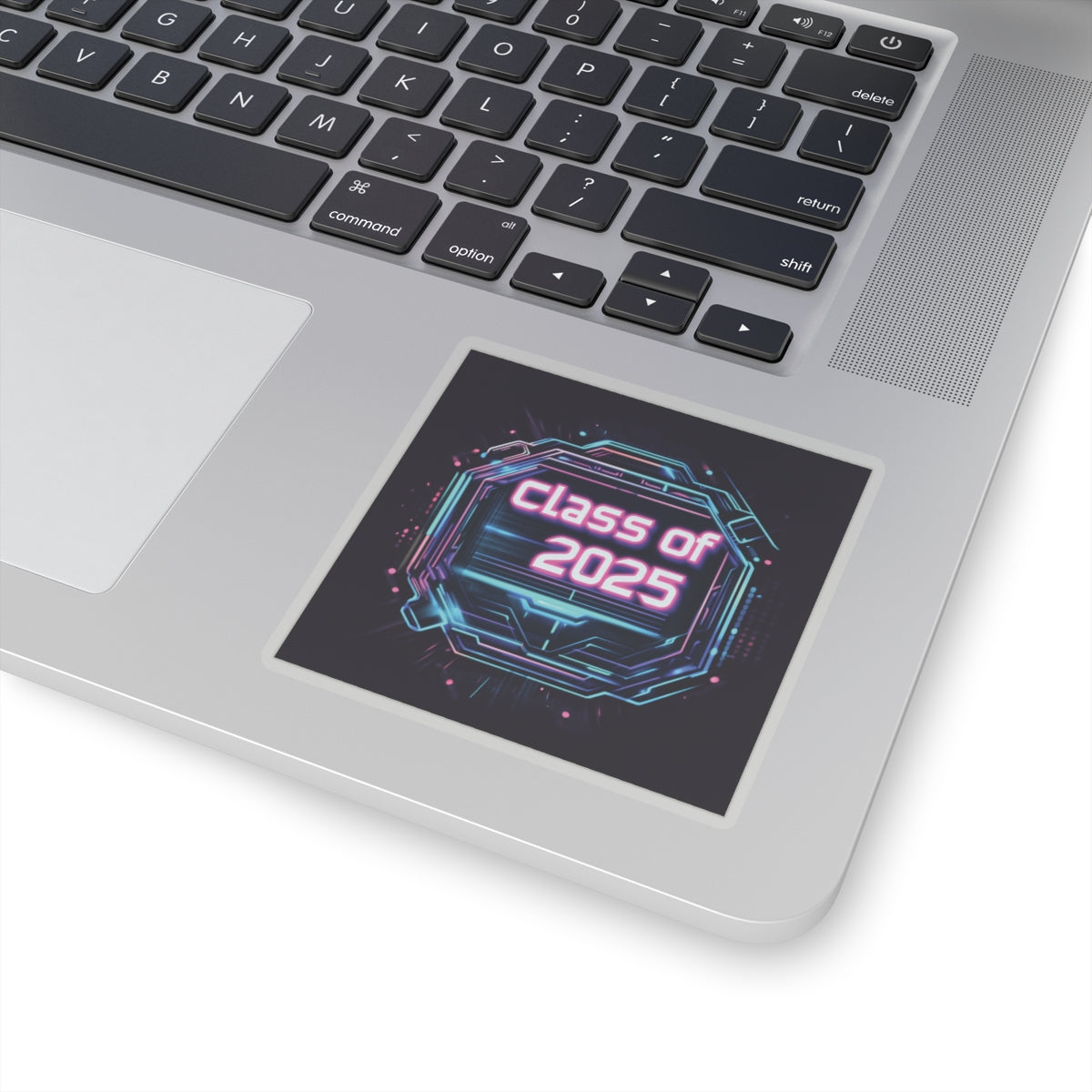 Class of 2025 Tech-Inspired Kiss-Cut Stickers for Graduates