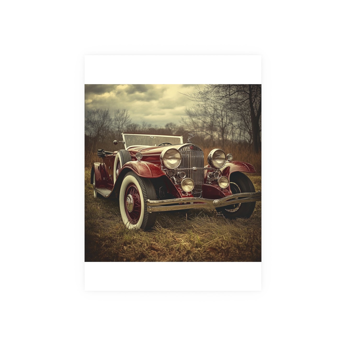 Satin and Archival Matte Posters- Vintage Cars
