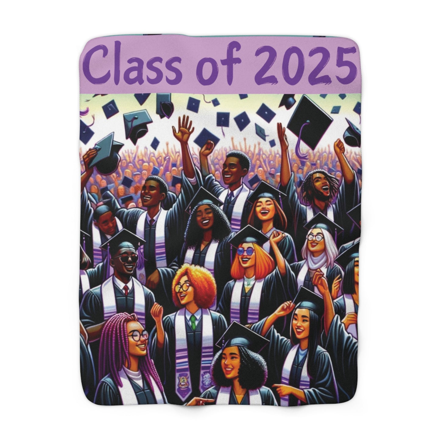 Class of 2025 - Sherpa Fleece Blanket - Click me to see Image