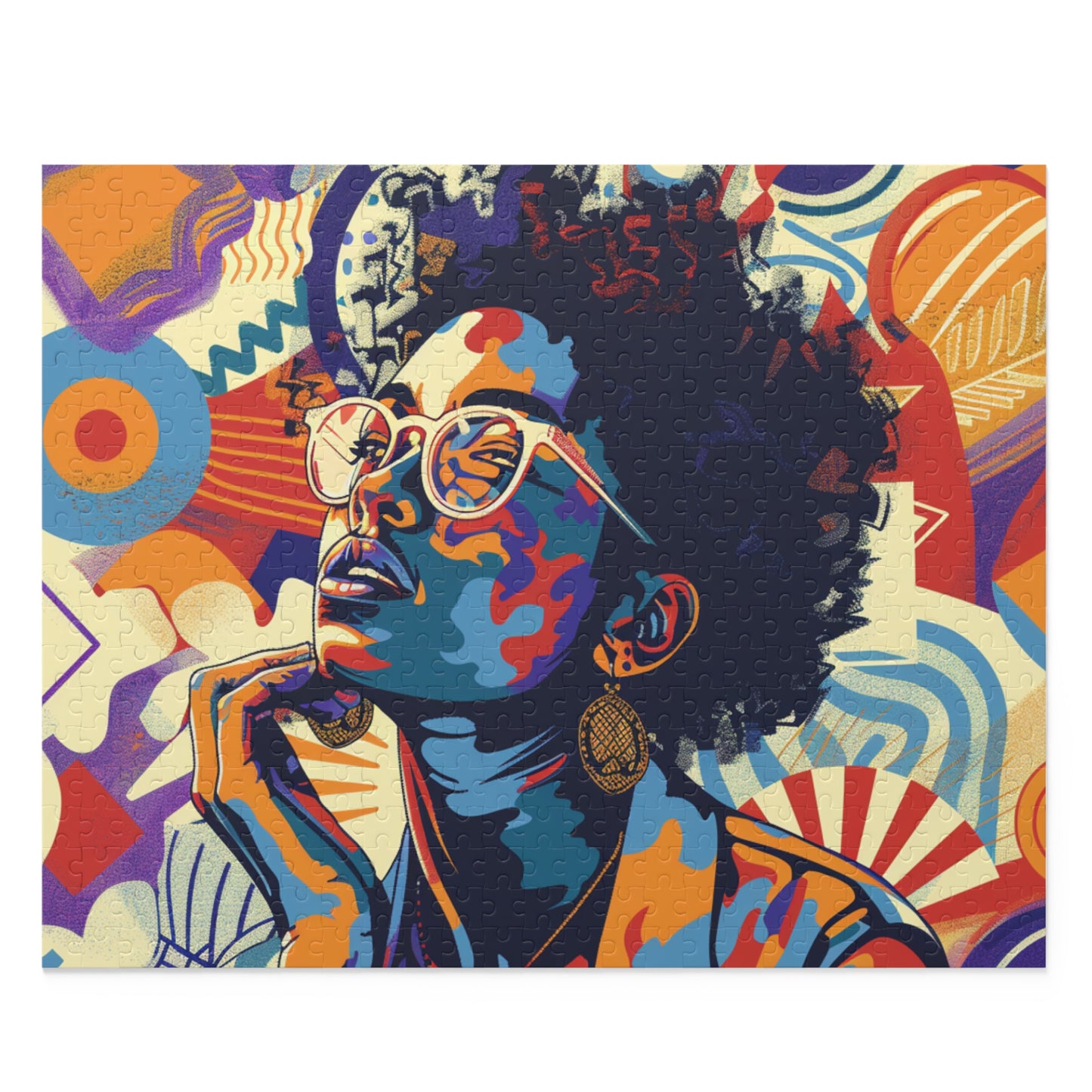 Colorful Afrocentric Puzzle - 120, 252, 500 Pieces | Inspiring Home Decor & Gift