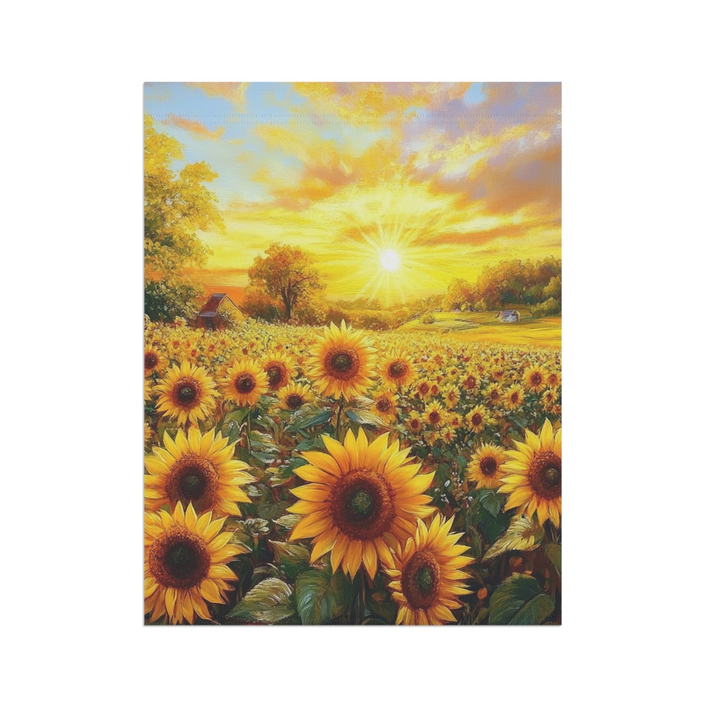 Sunflower Garden Flag - Vibrant Seasonal Decor for Home and Garden