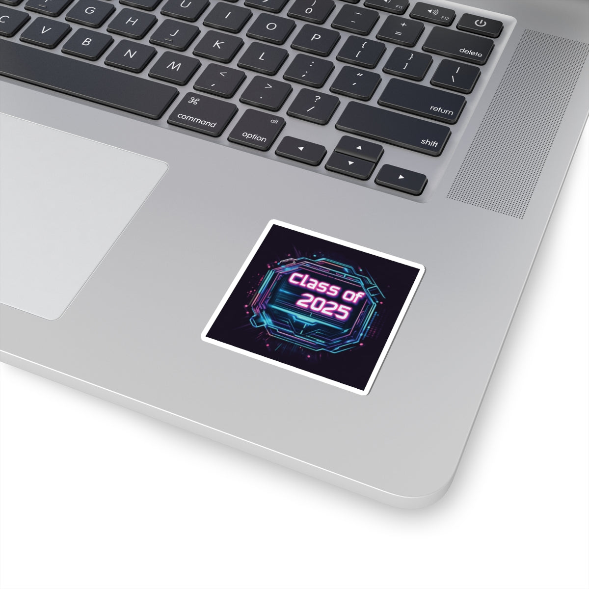 Class of 2025 Tech-Inspired Kiss-Cut Stickers for Graduates