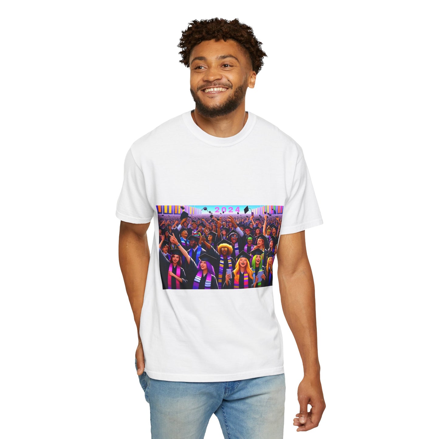 Class of 2024 - Unisex Garment-Dyed T-shirt