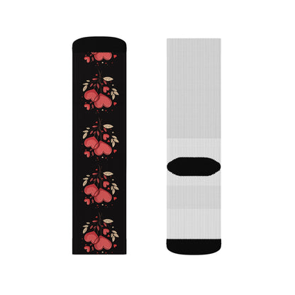 Heart Flowers - Sublimation Socks