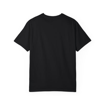 Lion with Floral Head Dress- Unisex Garment-Dyed T-shirt