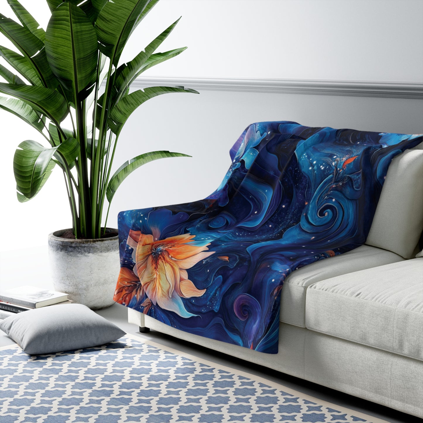 Sherpa Fleece Blanket - Click me to see Image