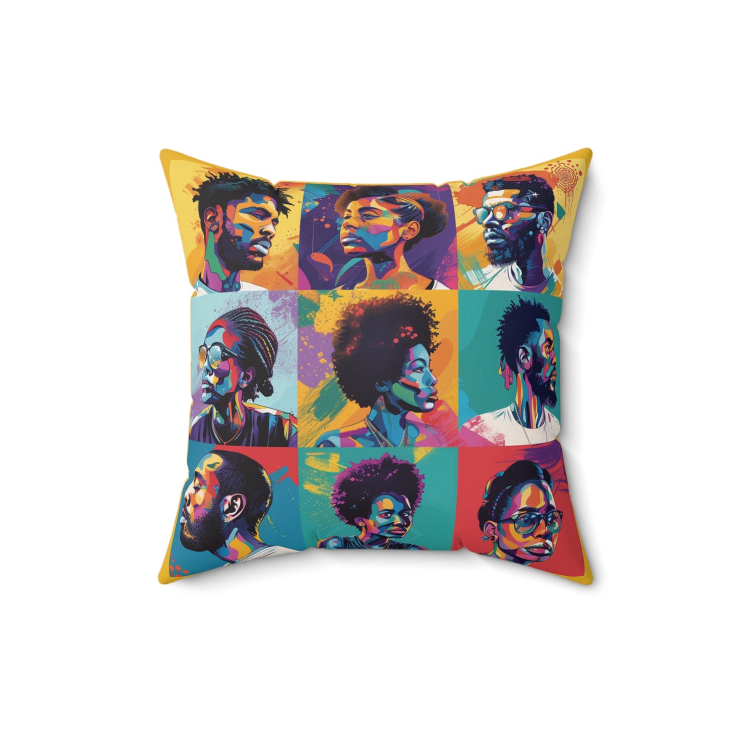 Spun Polyester Square Pillow