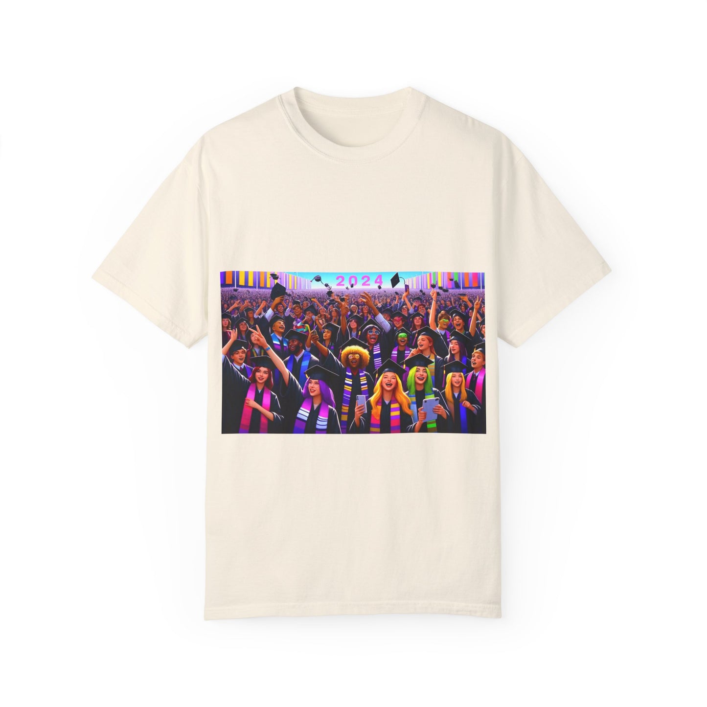 Class of 2024 - Unisex Garment-Dyed T-shirt