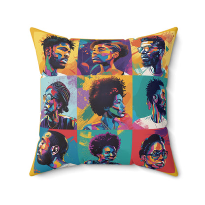 Spun Polyester Square Pillow