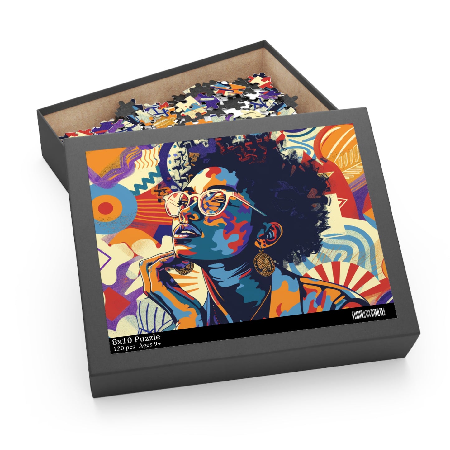 Colorful Afrocentric Puzzle - 120, 252, 500 Pieces | Inspiring Home Decor & Gift