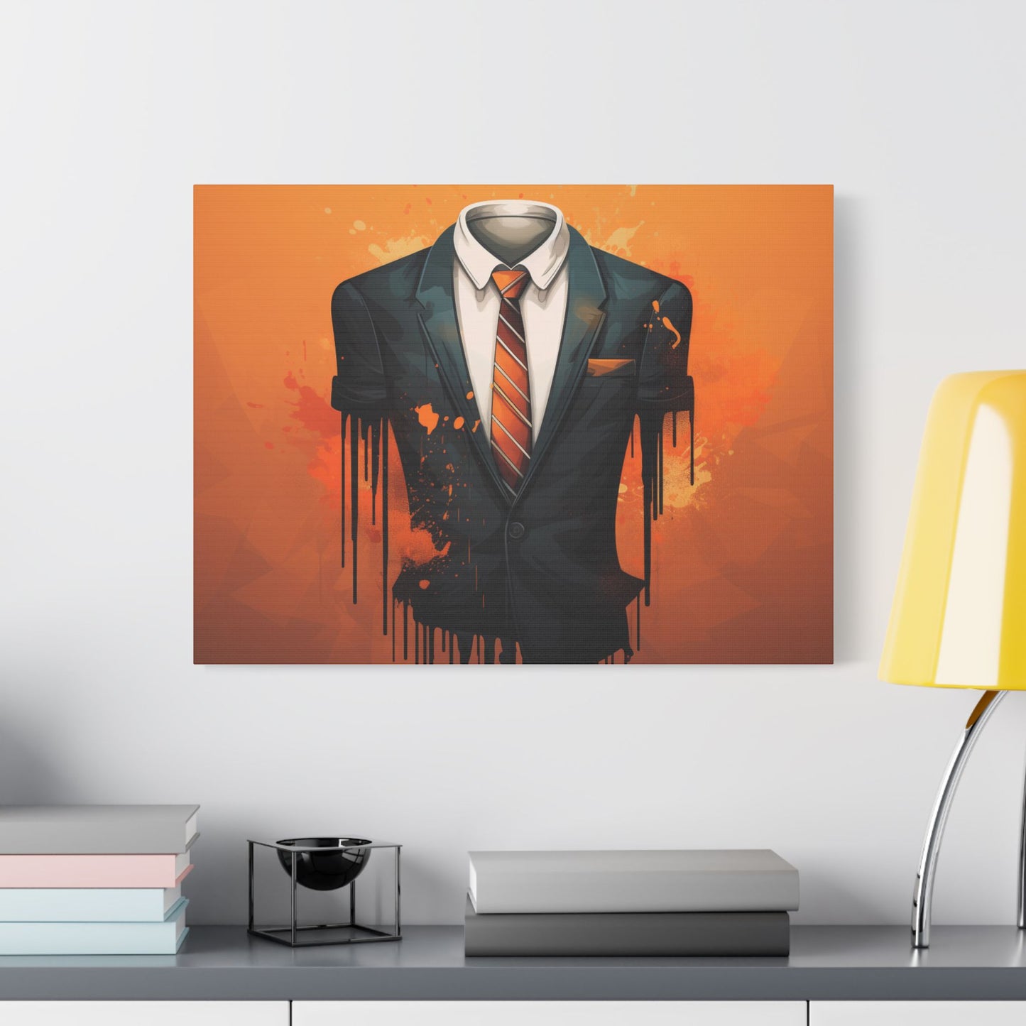 Stylish Abstract Canvas Art Print, Modern Wall Decor, Unique Gift, Home Office Artwork, Contemporary Design for Any Space