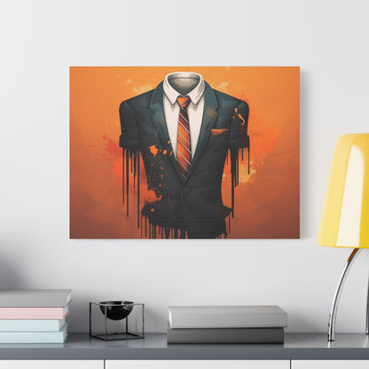 Stylish Abstract Canvas Art Print, Modern Wall Decor, Unique Gift, Home Office Artwork, Contemporary Design for Any Space