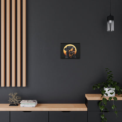 Gallery Canvas Wraps, Horizontal Frame- Rottweiler