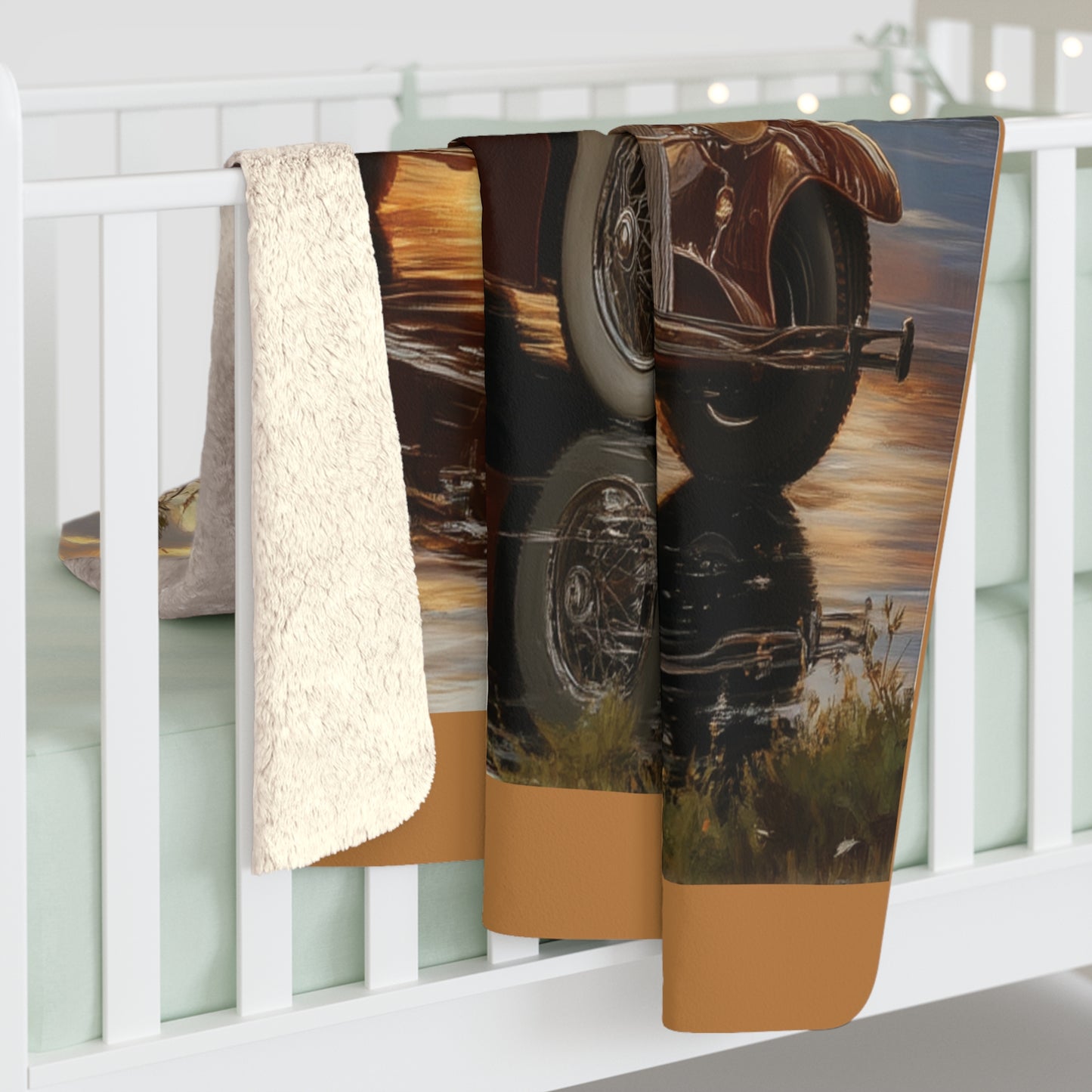 Vintage Car - Sherpa Fleece Blanket