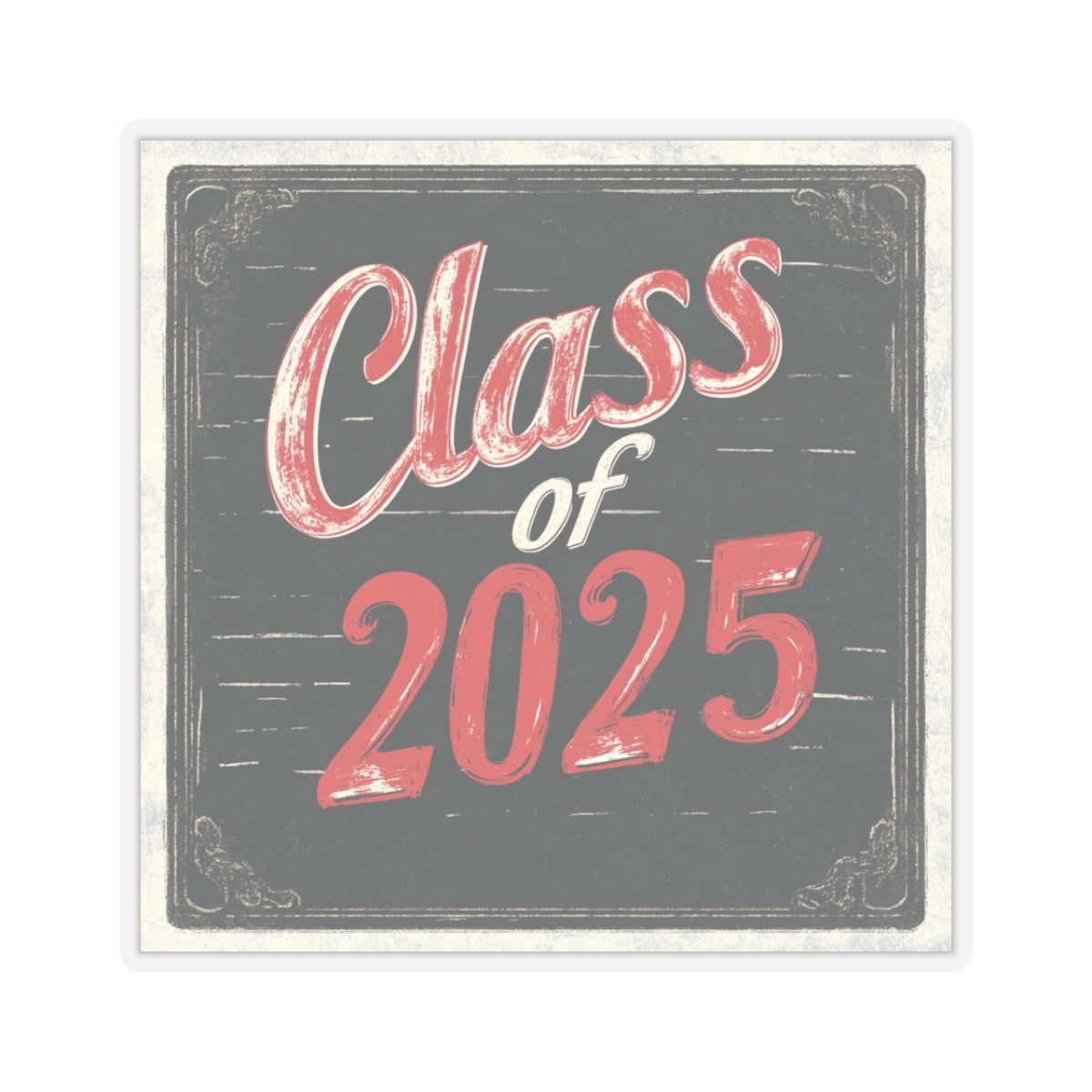 Class of 2025 Kiss-Cut Stickers | Graduation Décor & Gifts