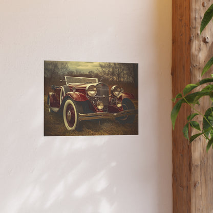 Satin and Archival Matte Posters- Vintage Cars