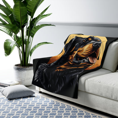 Rottweiler - Sherpa Fleece Blanket
