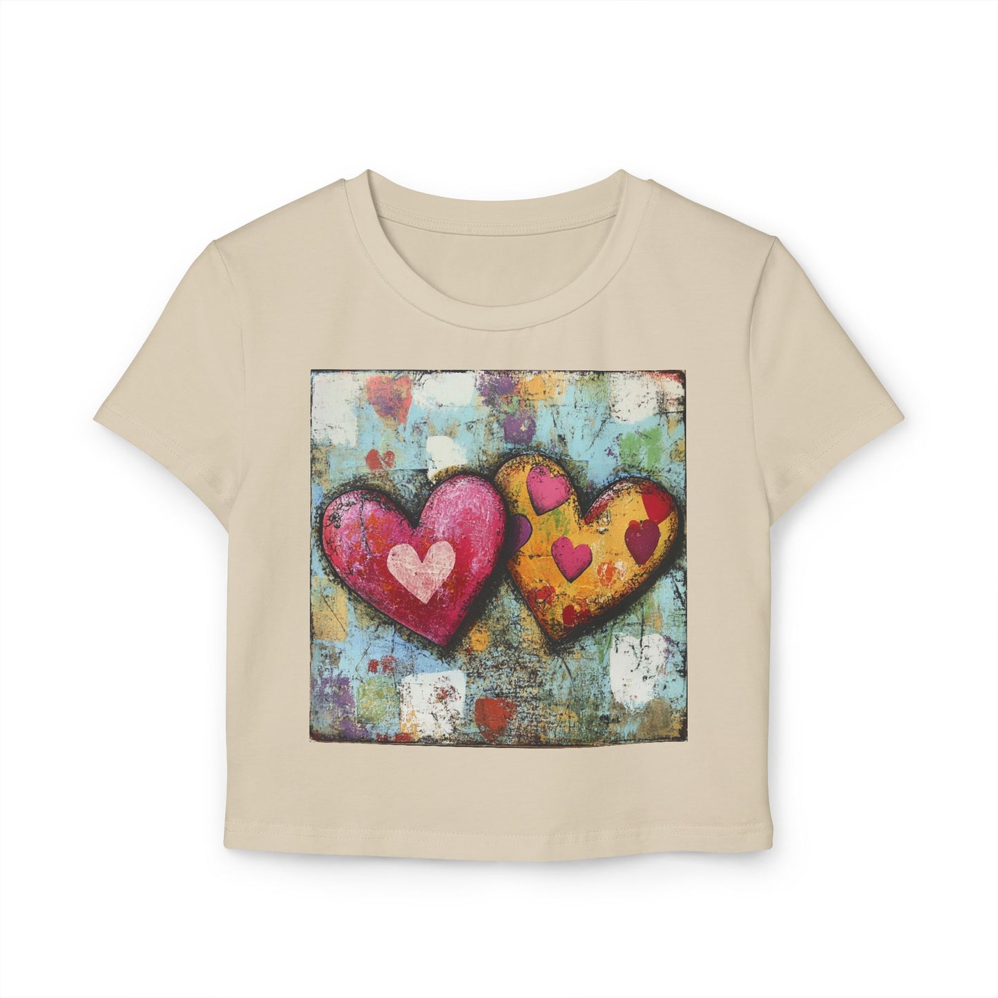 Hearts - Women's Baby Tee