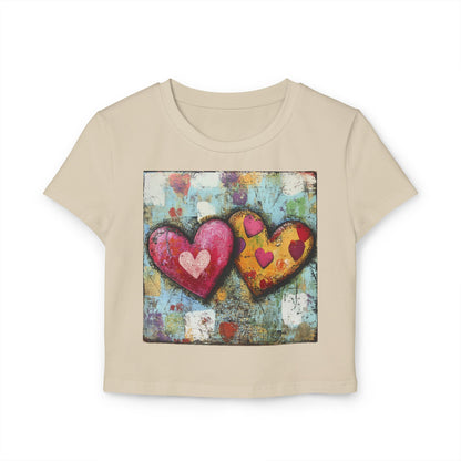 Hearts - Women's Baby Tee