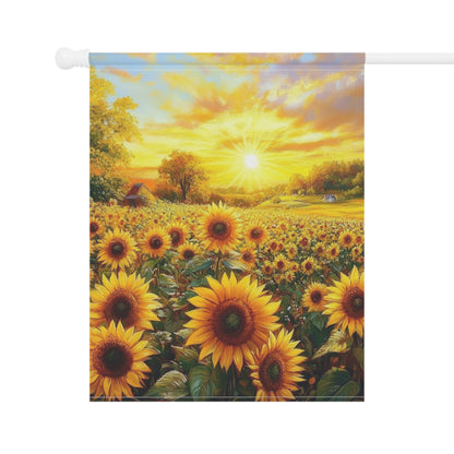 Sunflower Garden Flag - Vibrant Seasonal Decor for Home and Garden
