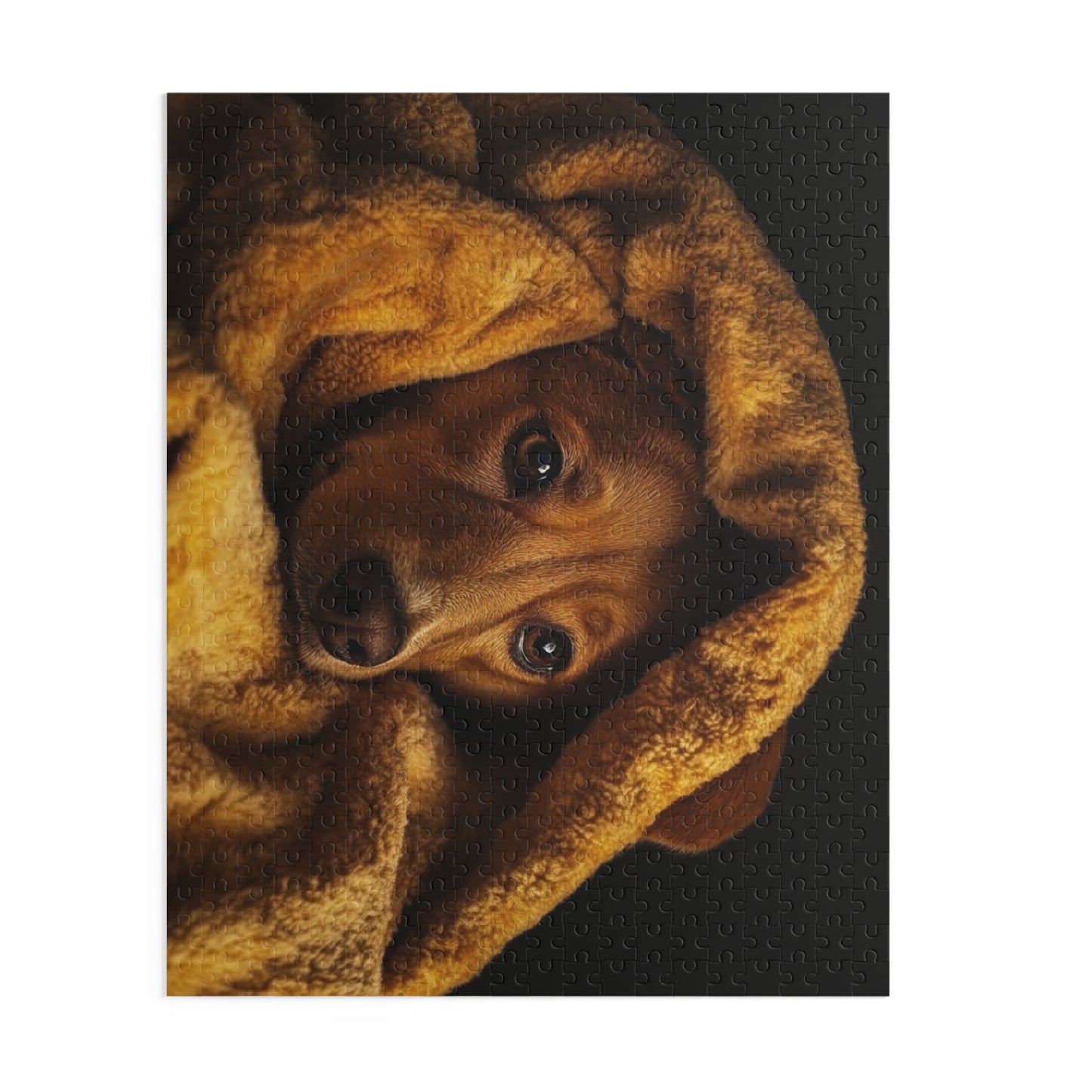 Cozy Dog Puzzle - 120, 252, 500-Piece Jigsaw for Dog Lovers