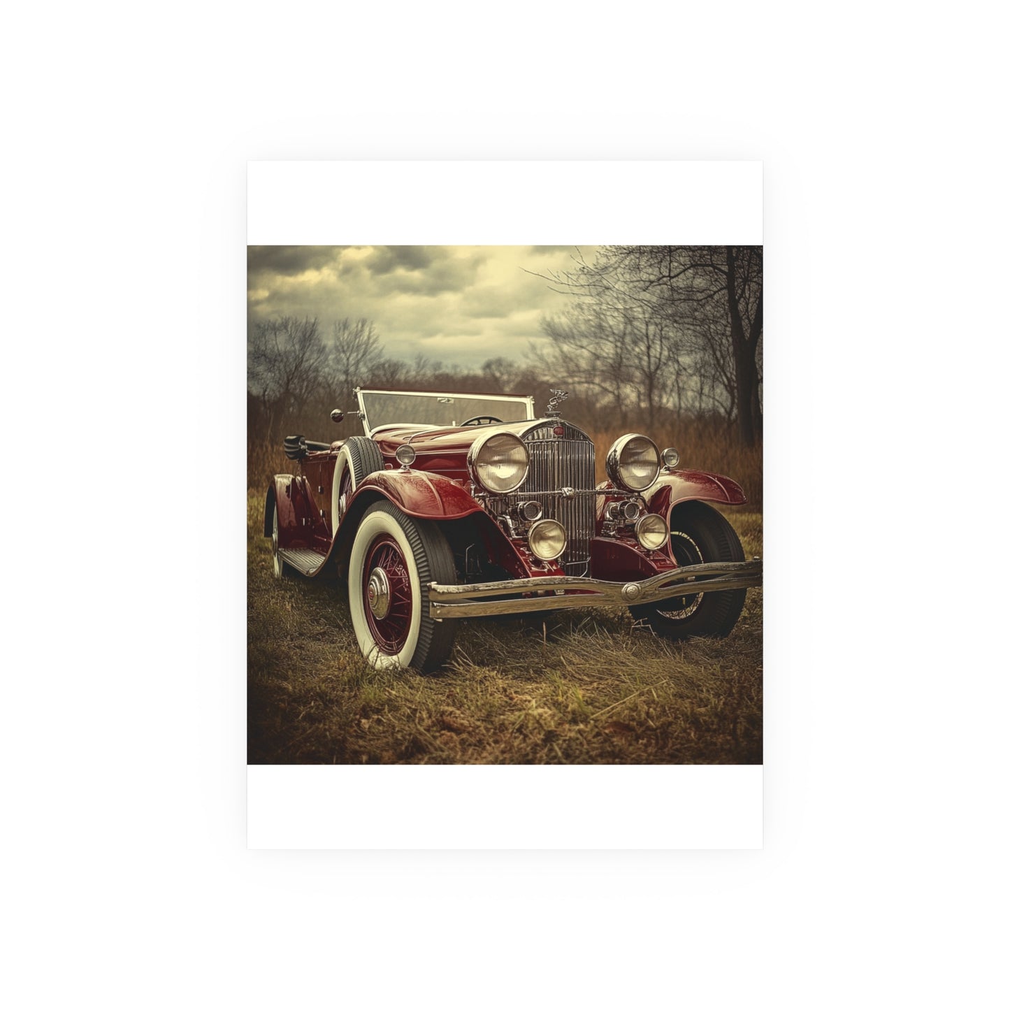 Satin and Archival Matte Posters- Vintage Cars