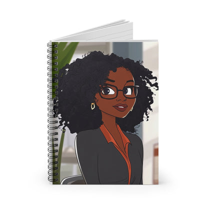 Empowered Woman Spiral Notebook - Ruled Lines | Personal Journal for Creative Minds