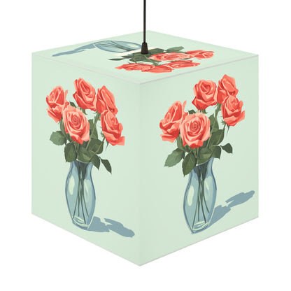 Floral Bouquet  Light Cube Lamp - Bohemian Decor for Home & Office