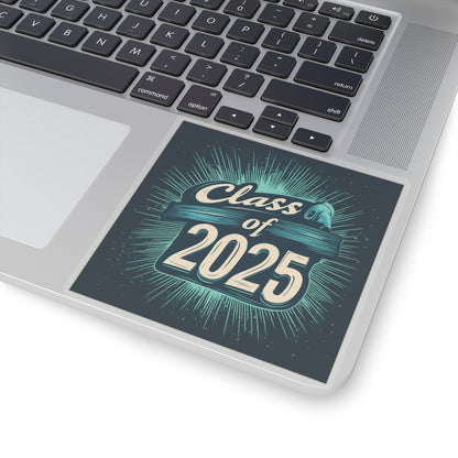 Class of 2025 Graduation Kiss-Cut Stickers - Celebrate Your Achievement!