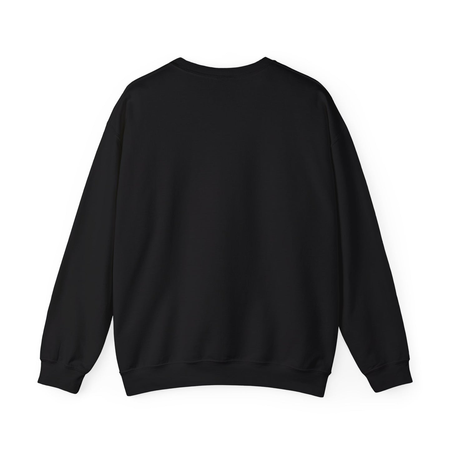 Black Horse with Blue Silky Hair Sweatshirt_Unisex Heavy Blend™ Crewneck Sweatshirt