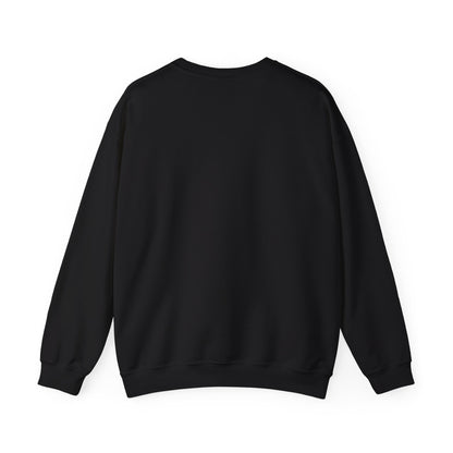 Black Horse with Blue Silky Hair Sweatshirt_Unisex Heavy Blend™ Crewneck Sweatshirt