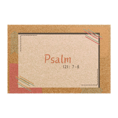 Psalm 121: 7-8 Doormat
