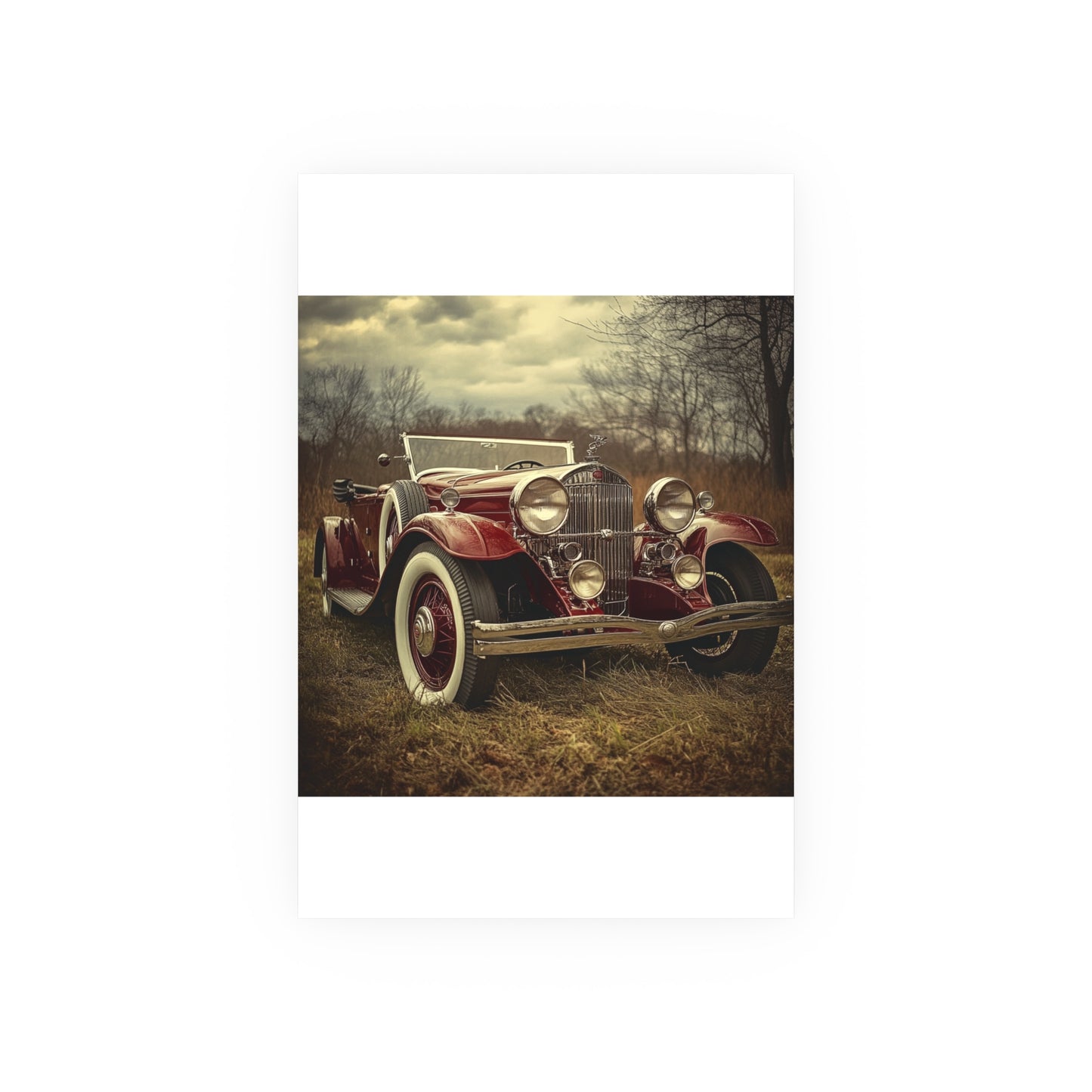 Satin and Archival Matte Posters- Vintage Cars