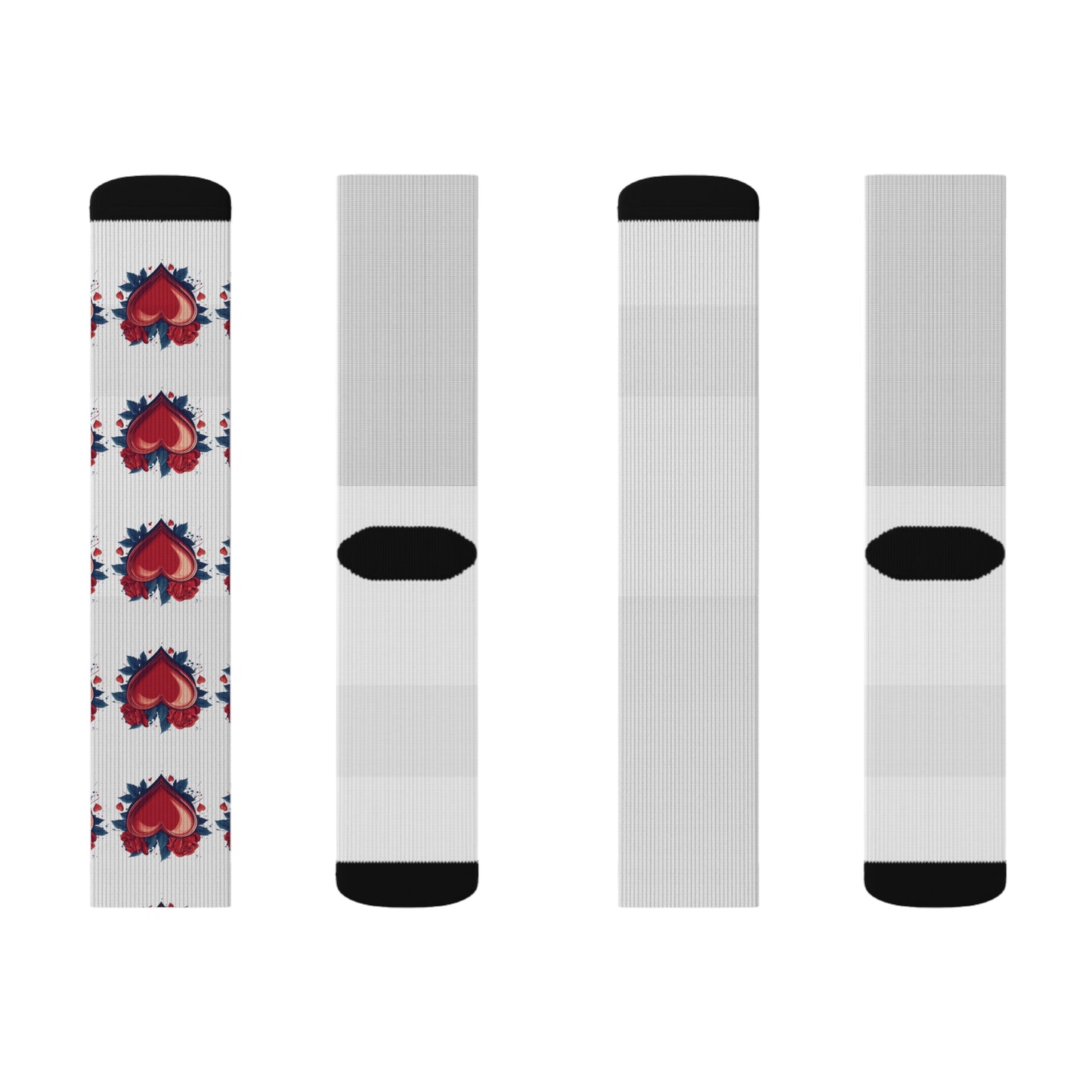 Heart - Sublimation Socks