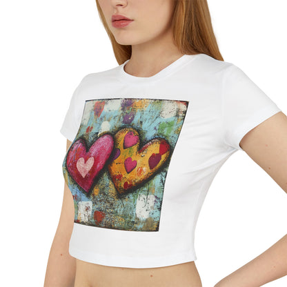 Hearts - Women's Baby Tee