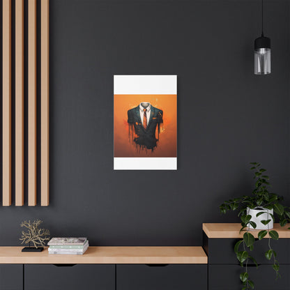 Stylish Abstract Canvas Art Print, Modern Wall Decor, Unique Gift, Home Office Artwork, Contemporary Design for Any Space