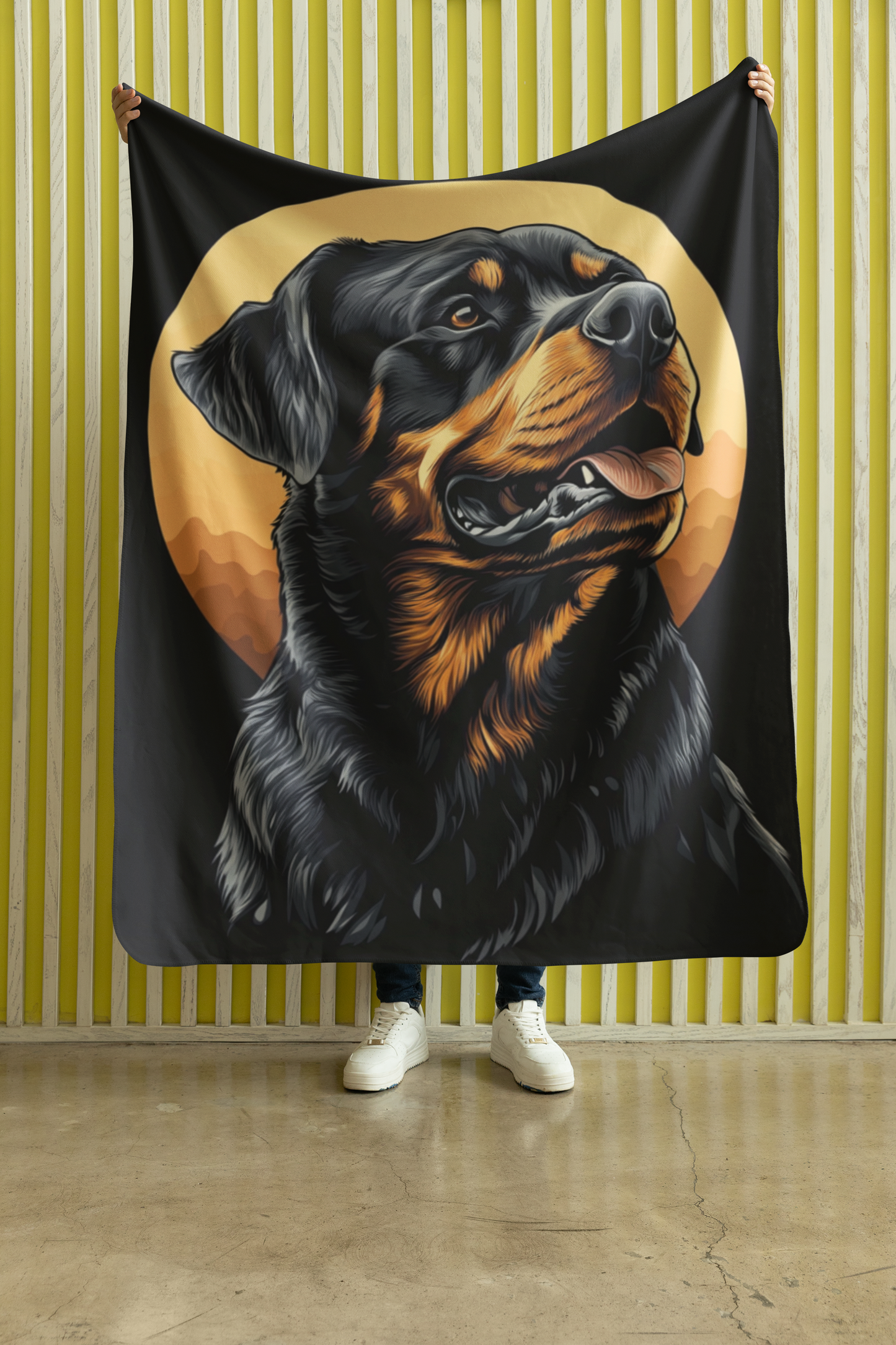 Rottweiler - Sherpa Fleece Blanket