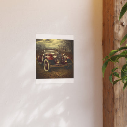 Satin and Archival Matte Posters- Vintage Cars