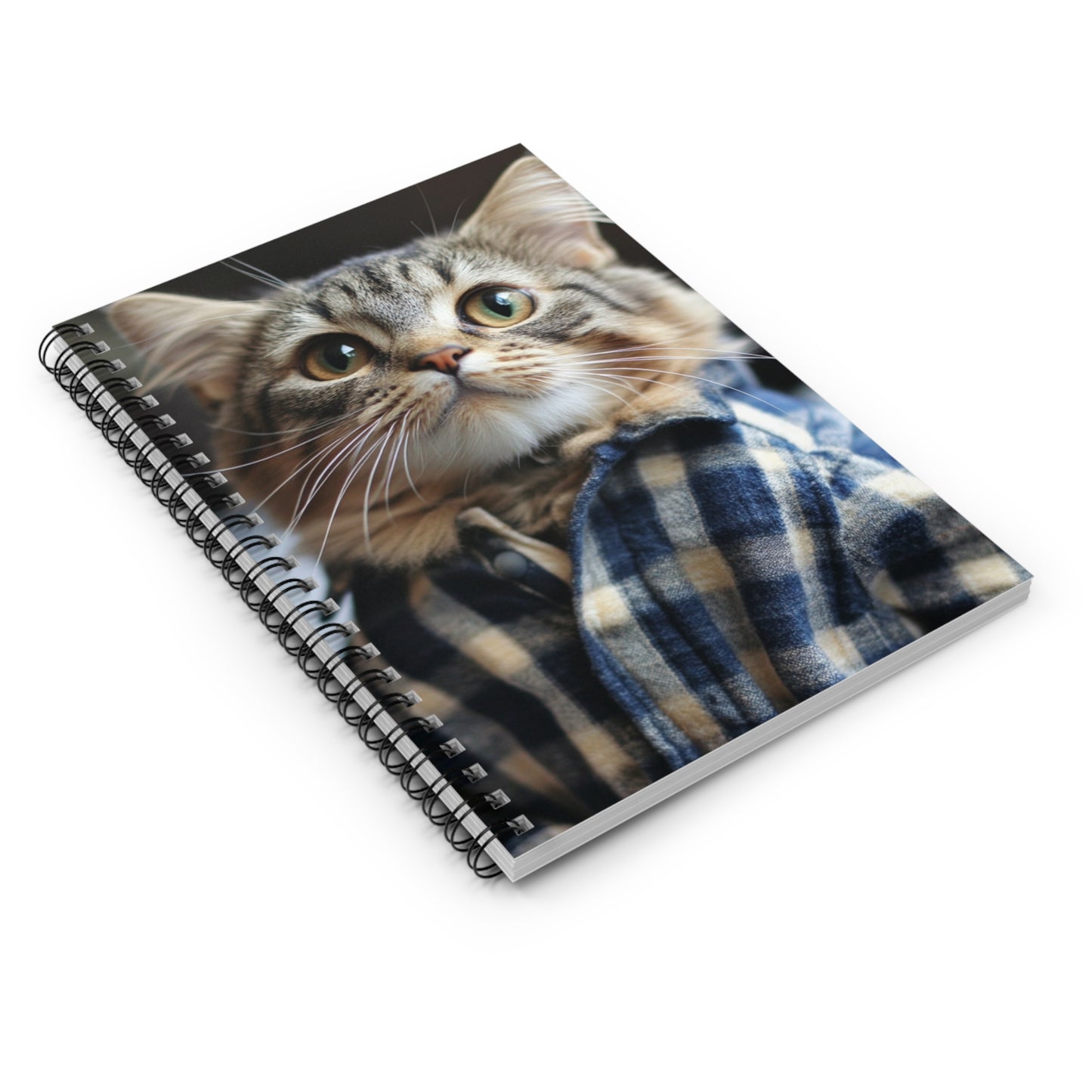 Cute Cat Spiral Notebook - Perfect for Pet Lovers and Students
