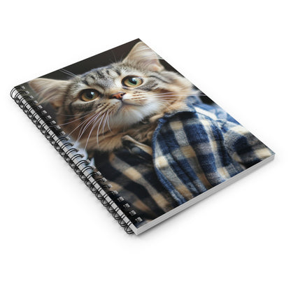Cute Cat Spiral Notebook - Perfect for Pet Lovers and Students