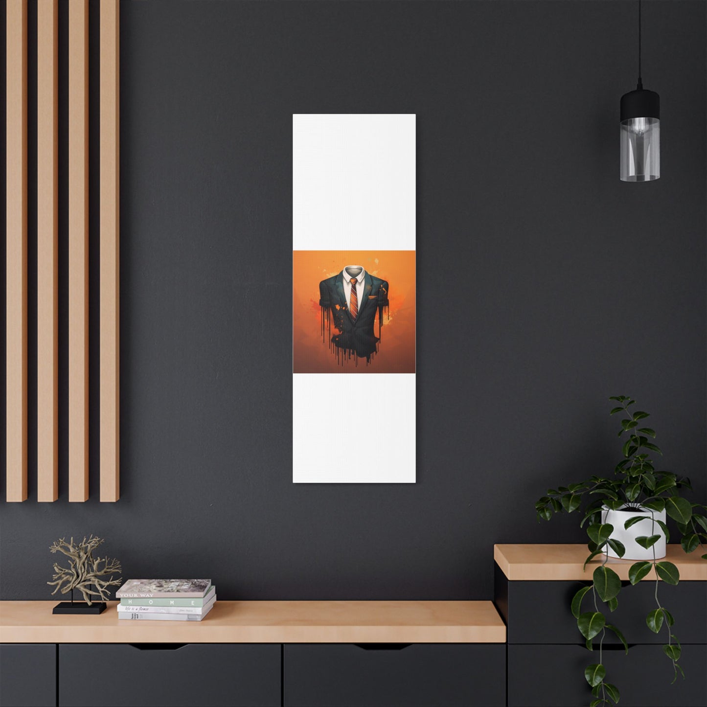 Stylish Abstract Canvas Art Print, Modern Wall Decor, Unique Gift, Home Office Artwork, Contemporary Design for Any Space