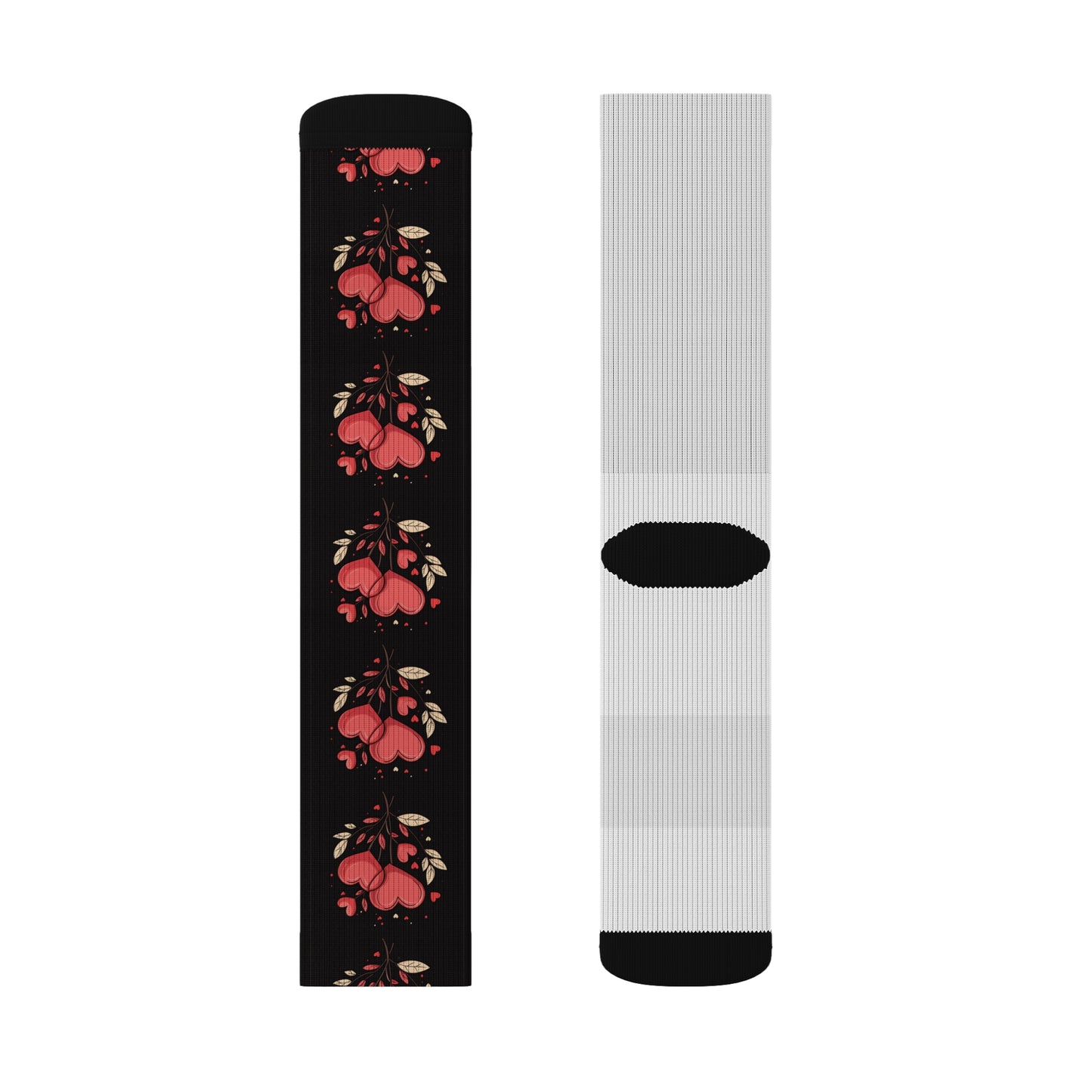 Heart Flowers - Sublimation Socks