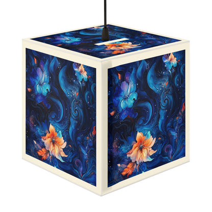Floral Bouquet  Light Cube Lamp - Bohemian Decor for Home & Office