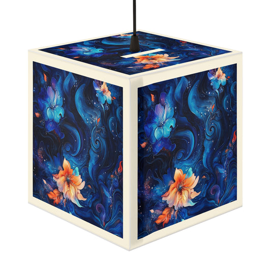 Floral Bouquet  Light Cube Lamp - Bohemian Decor for Home & Office
