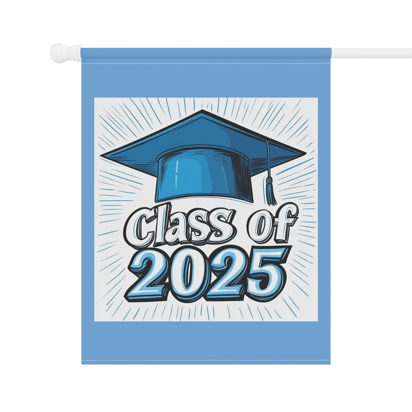 Graduation Garden Banner, Class of 2025 Flag, Home Decor, Outdoor Celebration Sign, College Bound, Graduation Party Decoration