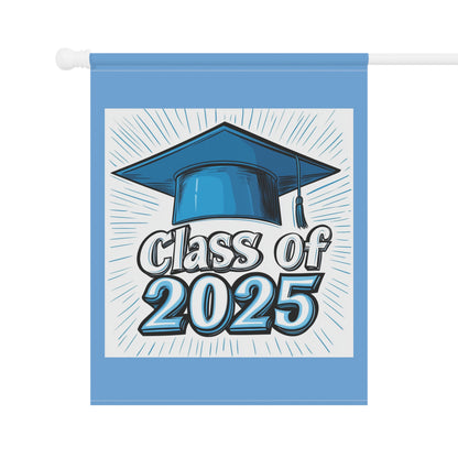Graduation Garden Banner, Class of 2025 Flag, Home Decor, Outdoor Celebration Sign, College Bound, Graduation Party Decoration